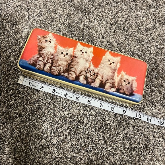 Adorable Vintage Pretty Kitty Tin Can - Picture 4 of 12